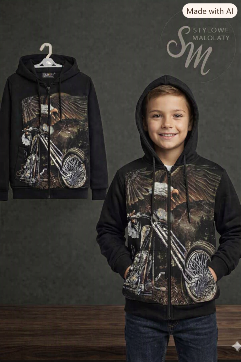 Bluza Horry-Motocykl (Świecący w ciemności)