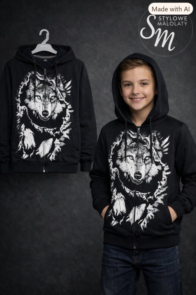 Bluza Horry-Glow Wolf (Świecący w ciemności)