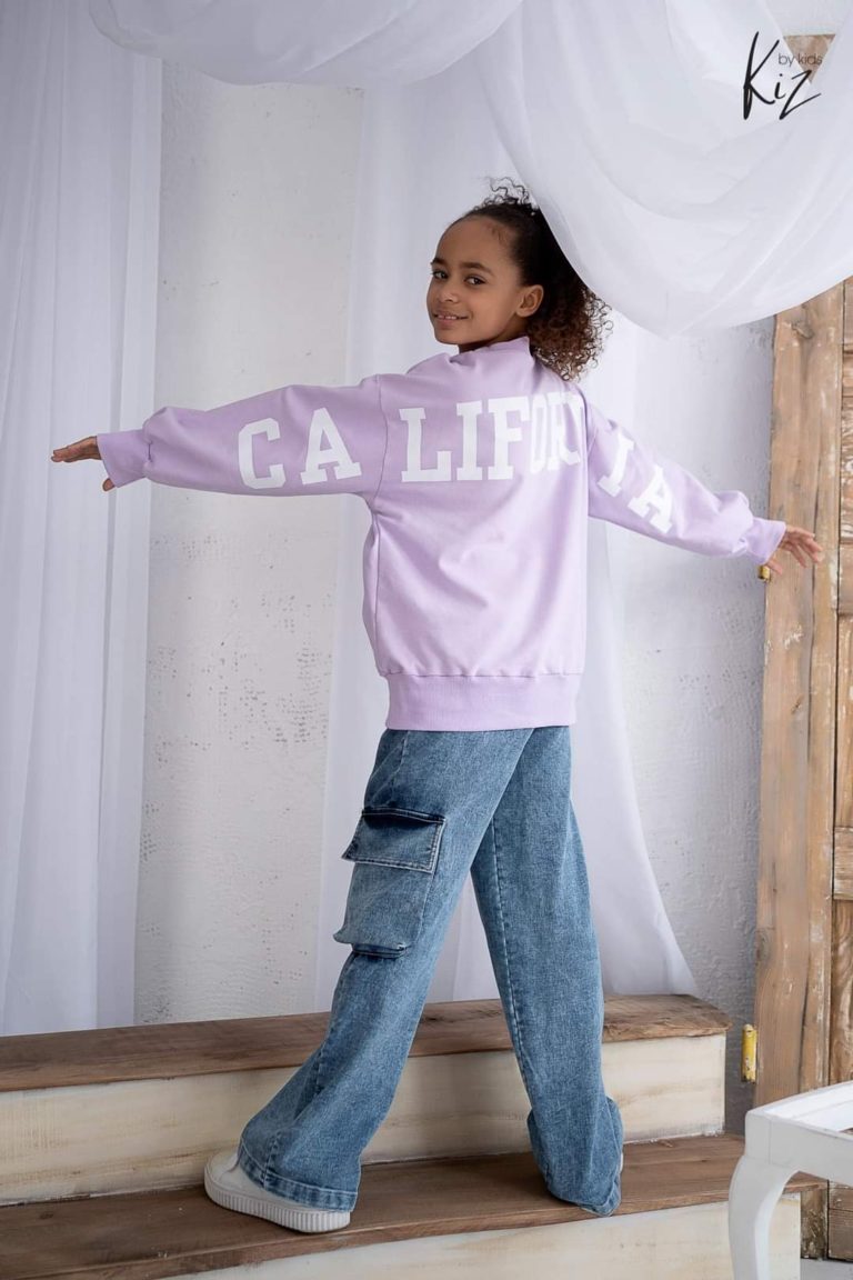 BLUZA DZIEWCZĘCA OVERSIZE CALIFORNIA LILIA KIZ