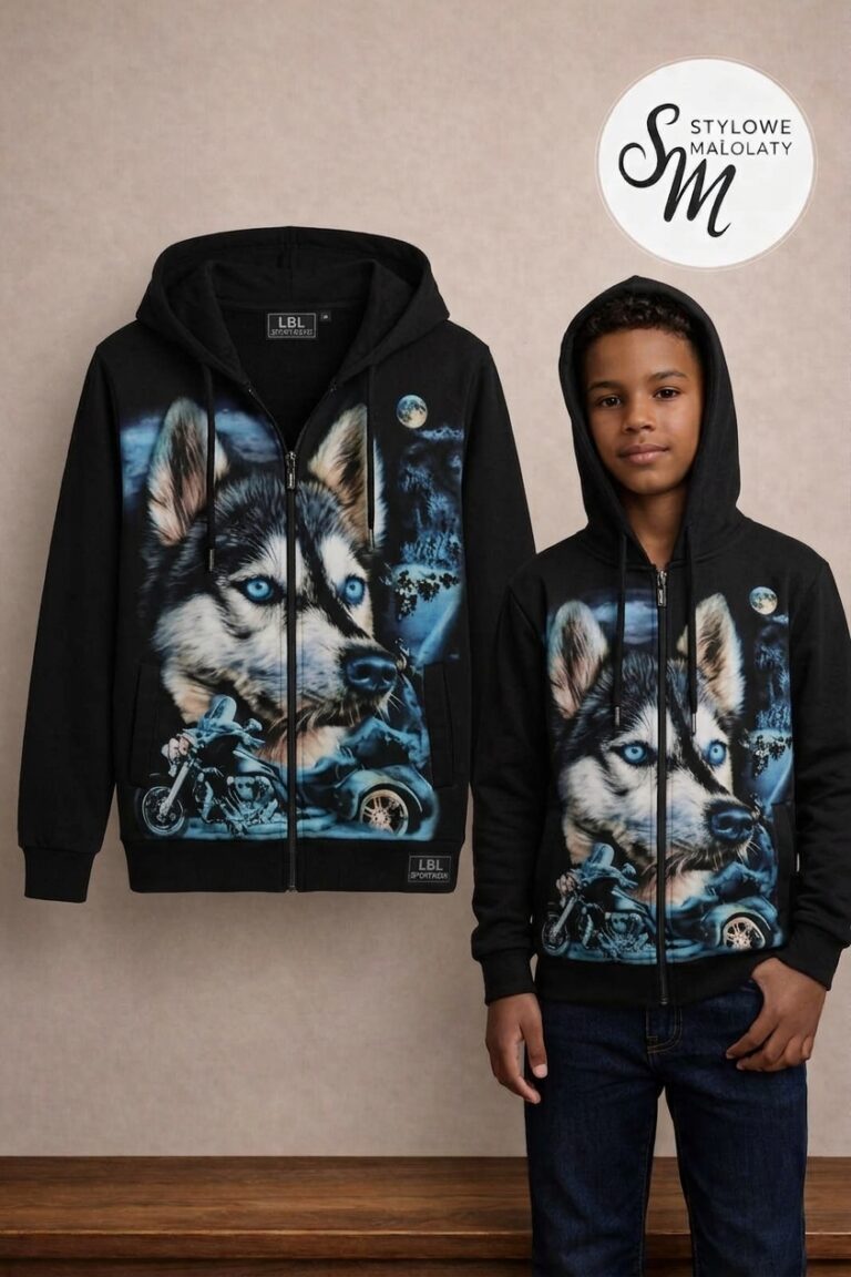Bluza Horry GLOW IN THE DARK-MOTOCYKL-WILK.