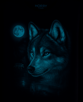 Koszulka Horry z motywem wilka