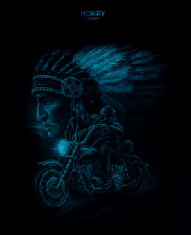 Koszulka Horry Motyw Indianin