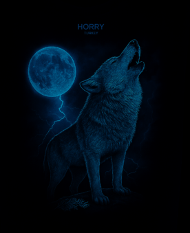 Koszulka Horry Motyw Wilk