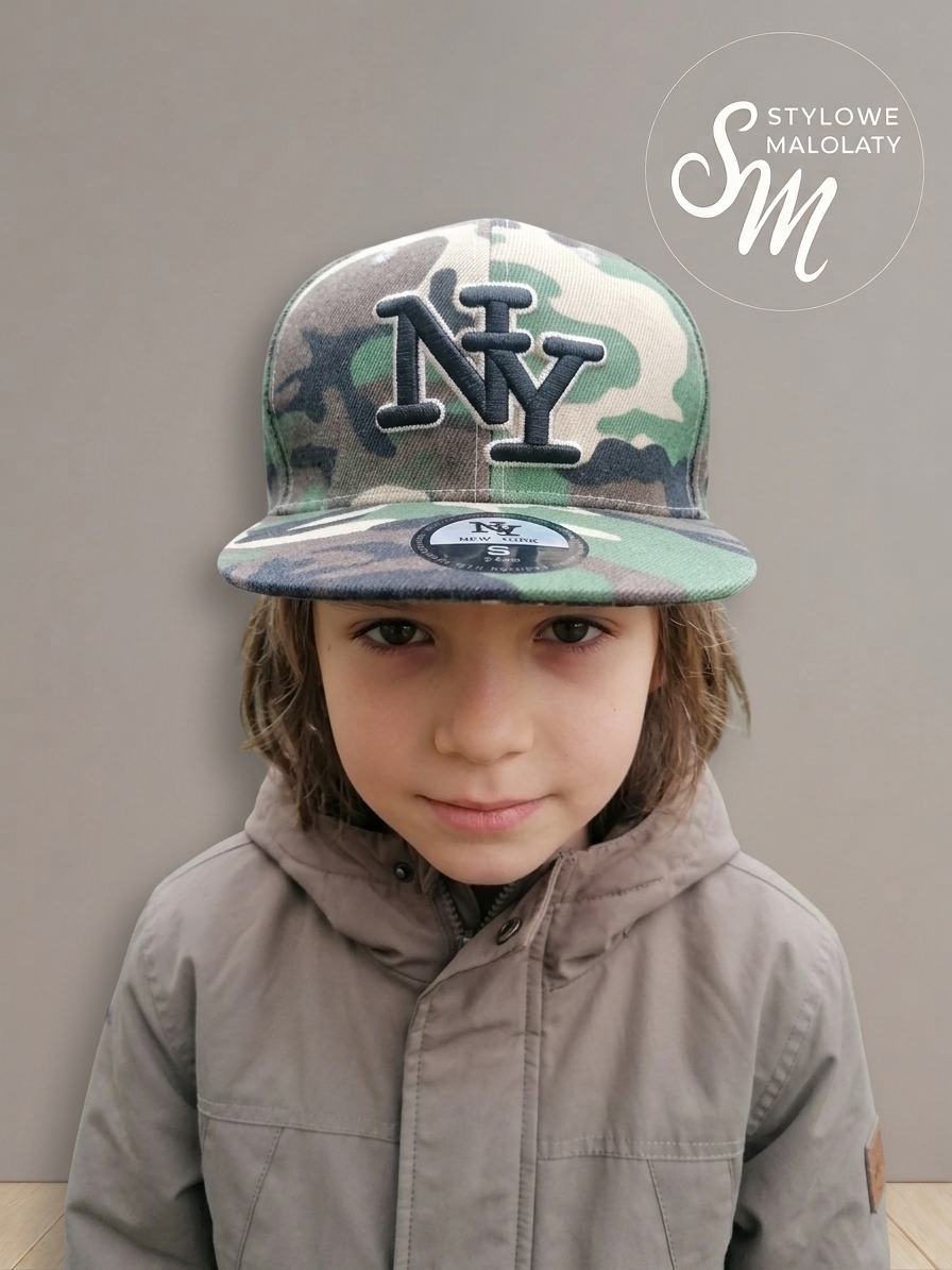 Czapka z daszkiem “New York” MORO.XS: 48-54cm. - obrazek 7